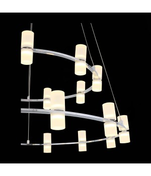 SL799.103.21 Люстра подвесная ST-Luce Хром/Белый LED 21*4W 3200K CILINDRO-foto6