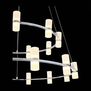 SL799.103.21 Люстра подвесная ST-Luce Хром/Белый LED 21*4W 3200K CILINDRO-foto6