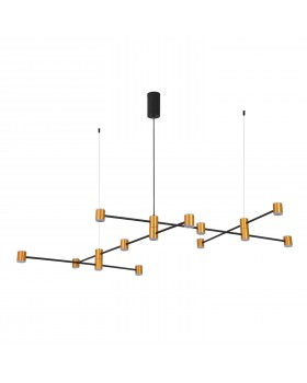 SL1596.423.22 Светильник подвесной ST-Luce Золотистый, Черный/Белый LED 22*3W 3000K ANICHITA-foto10
