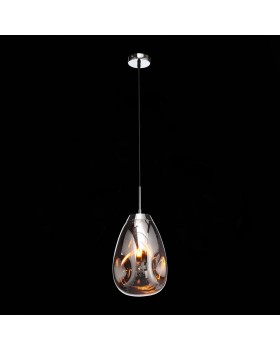 SL328.103.01 Светильник подвесной ST-Luce Хром/Янтарный E27 1*60W AEREO-foto4