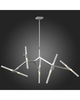 SL947.102.10 Люстра потолочная ST-Luce Серебристый/Белый G9 10*5W LACONICITA-foto6