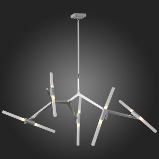 SL947.102.10 Люстра потолочная ST-Luce Серебристый/Белый G9 10*5W LACONICITA-foto6