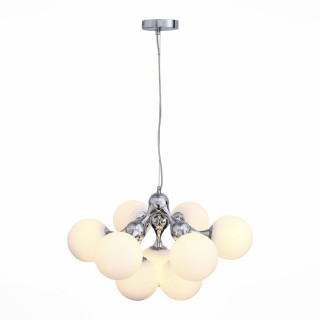 SL549.103.09 Люстра подвесная ST-Luce Хром/Белый E27 9*60W ARTE-foto3