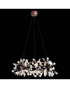 SL379.203.135 Люстра подвесная ST-Luce Медный/Белый LED 135*0,3W 3500K RAFINA-foto4