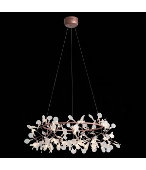 SL379.203.135 Люстра подвесная ST-Luce Медный/Белый LED 135*0,3W 3500K RAFINA-foto4
