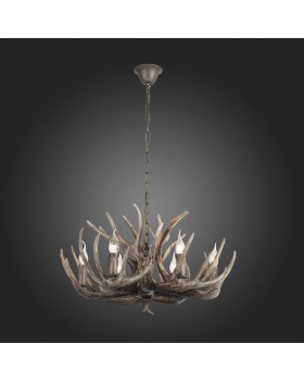 SL154.703.06 Люстра подвесная ST-Luce Серый E14 6*40W CORNA-foto7