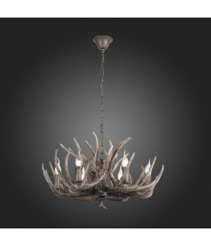 SL154.703.06 Люстра подвесная ST-Luce Серый E14 6*40W CORNA-foto7