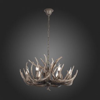 SL154.703.06 Люстра подвесная ST-Luce Серый E14 6*40W CORNA-foto7