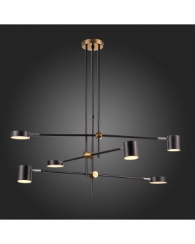 SL1604.432.06 Светильник потолочный ST-Luce Черный, Латунь/Черный LED 6*5W 3000K RODRIGO-foto5