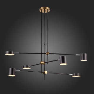 SL1604.432.06 Светильник потолочный ST-Luce Черный, Латунь/Черный LED 6*5W 3000K RODRIGO-foto5