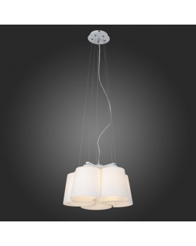 SL543.503.05 Люстра подвесная ST-Luce Серебристый/Белый E27 5*60W CHIELLO-foto6