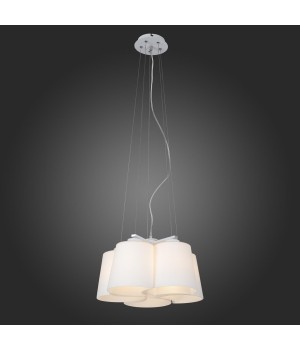 SL543.503.05 Люстра подвесная ST-Luce Серебристый/Белый E27 5*60W CHIELLO-foto6