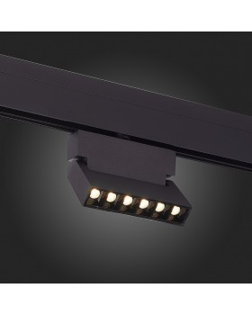ST362.446.06 Магнитный трековый светильник Черный LED 1*6W 4000K 532Lm Ra>80 36° IP20 L120xW22xH134 48V ANDRE-foto7
