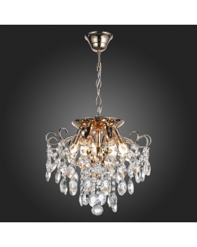 SL846.202.06 Люстра подвесная ST-Luce Золотистый/Прозрачный E14 6*40W ORECCHINI-foto4