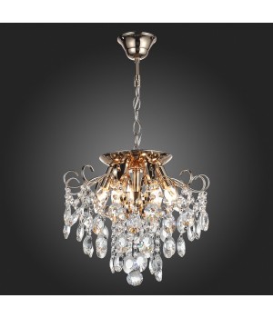 SL846.202.06 Люстра подвесная ST-Luce Золотистый/Прозрачный E14 6*40W ORECCHINI-foto4