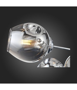 SL1500.103.12 Светильник подвесной ST-Luce Хром/Дымчатый E14 12*40W FOVIA-foto4