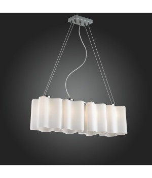 SL116.503.04 Люстра подвесная ST-Luce Серебристый/Белый E27 4*60W ONDE-foto3