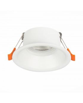 ST201.508.01 Св-к встр. Мат. белый GU10 1*50W D89xH40 220V Без ламп NOBARRA-foto2