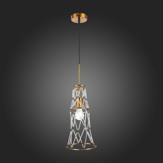 SL1016.203.01 Светильник подвесной ST-Luce Золотистый/Золотистый, Прозрачный E27 1*60W NARRIO-foto9