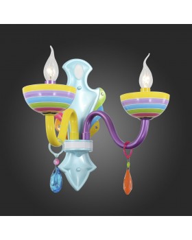 SL672.781.02 Бра ST-Luce Разноцветный/Разноцветный E14 2*40W ORNATO-foto8