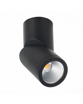 ST650.442.10 Светильник потолочный Черный LED 1*10W 4000K 800Lm Ra>90 38° IP44 D60xH175 165-265V ST650-foto2
