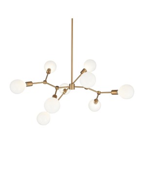 SL413.212.09 Люстра потолочная ST-Luce Латунь E27 9*40W TAVERE-foto2