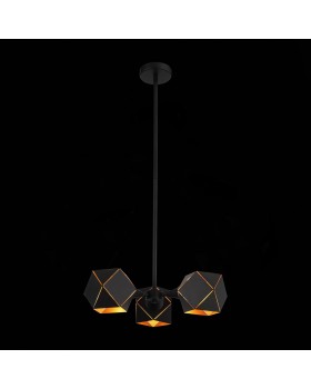 SL258.402.03 Люстра потолочная ST-Luce Черный/Черный, Золото E14 3*40W ENIGMA-foto4