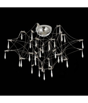 SL797.102.78 Люстра потолочная ST-Luce Хром, Прозрачный LED 78*0,45W 3000K GRAVETTA-foto4