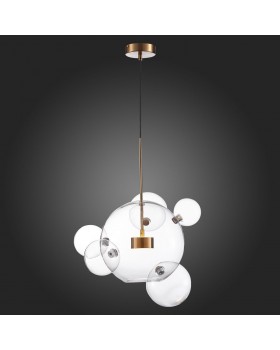 SL1133.213.01 Светильник подвесной ST-Luce Латунь/Прозрачный LED 1*14W 3000K BOPONE-foto7