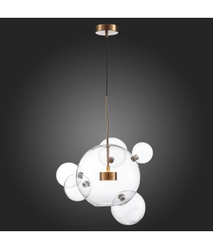 SL1133.213.01 Светильник подвесной ST-Luce Латунь/Прозрачный LED 1*14W 3000K BOPONE-foto7