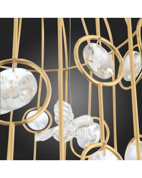 SL189.203.01 Подвес ST-Luce Золотистый/Золотистый, Прозрачный GU10 1*50W GABRIO-foto9