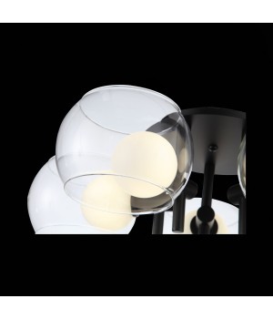 SL1483.402.05 Светильник потолочный ST-Luce Черный/Прозрачный, Белый G9 5*5W ELLETO-foto9