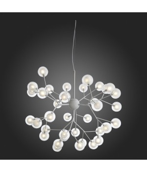SL376.503.36 Люстра подвесная ST-Luce Белый/Белый,Прозрачный G4 LED 36*2W DEMELE-foto8