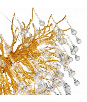 SL1651.203.09 Люстра подвесная ST-Luce Золотистый/Золотистый G9 9*5W Anzio-foto3