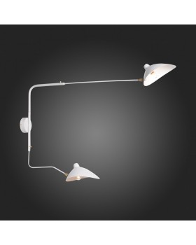 SL305.501.02 Светильник настенный ST-Luce Белый/Белый E27 2*60W SPRUZZO-foto5
