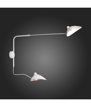 SL305.501.02 Светильник настенный ST-Luce Белый/Белый E27 2*60W SPRUZZO-foto5