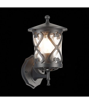 SL085.401.01 Светильник уличный настенный ST-Luce Черный/Черный, Прозрачный E27 1*60W LORNE-foto4
