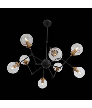 SL234.402.08 Люстра потолочная ST-Luce Черный, Золото/Прозрачный E27 8*40W (из 2-х коробок) VARIETA-foto11