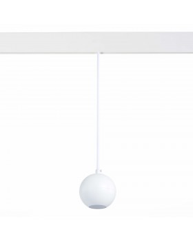 ST354.533.12 Магнитный трековый светильник подвесной белый LED 1*12W 3000K 750Lm Ra>80 36° IP20 D100xH92 48V BOLE-foto2
