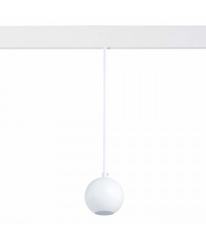 ST354.533.12 Магнитный трековый светильник подвесной белый LED 1*12W 3000K 750Lm Ra>80 36° IP20 D100xH92 48V BOLE-foto2