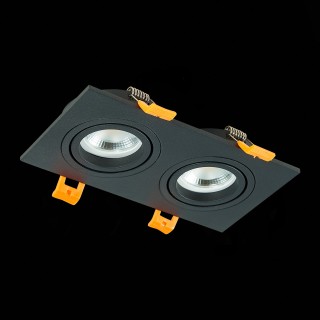 ST251.408.02 Св-к встр. Черный GU10 2*50W  IP20 L170xW92xH27 220V Без ламп ST251-foto5