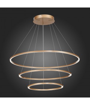 ST605.243.114 Светильник подвесной ST-Luce Золотистый/Белый LED 1*114W 4000K ST605 DOWN-foto4