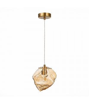 SL1175.303.01 Подвес ST-Luce латунь/янтарный E14 1*40W Portici-foto2