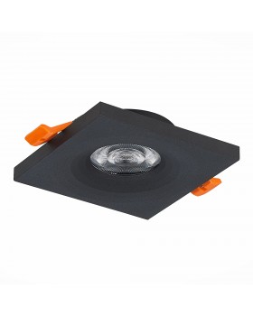 ST205.418.01 Св-к встр. Мат. черный GU10 1*50W L94xW94xH27 220V Без ламп GERA-foto2