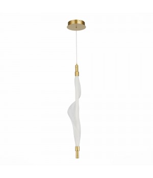 SL6109.213.01 Светильник подвесной ST-Luce Золотистый/Белый LED 1*25W 3000K ALBA-foto2