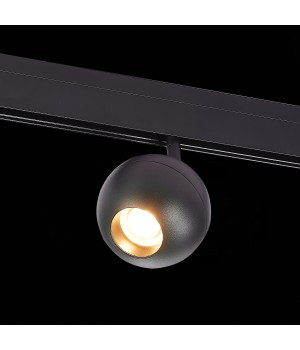 ST354.446.12 Магнитный трековый светильник Черный LED 1*12W 4000K 680Lm Ra>80 36° IP20 L120xW100xH195 48V BOLE-foto4