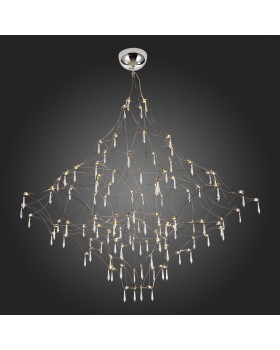 SL797.103.114 Люстра подвесная ST-Luce Хром, Прозрачный LED 114*0,45W 3200K GRAVETTA-foto5