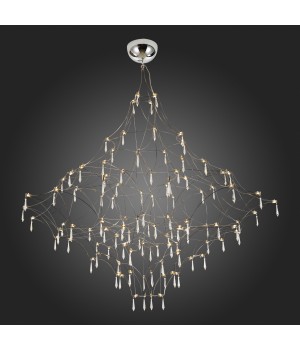 SL797.103.114 Люстра подвесная ST-Luce Хром, Прозрачный LED 114*0,45W 3200K GRAVETTA-foto5