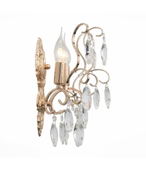 SL846.201.02 Бра ST-Luce Золотистый/Прозрачный E14 2*40W ORECCHINI-foto3