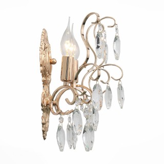 SL846.201.02 Бра ST-Luce Золотистый/Прозрачный E14 2*40W ORECCHINI-foto3